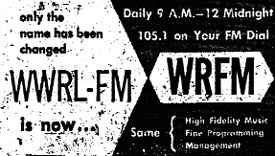 WWRL-FM to WRFM